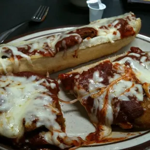 An eggplant sub for $4.75!