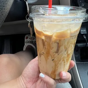 The dreamer. Their caramel macchiato