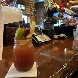 Bloody Mary &amp; smiling Moose