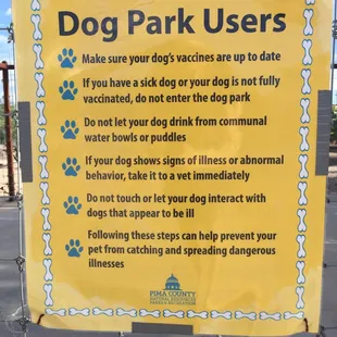 Dog rules