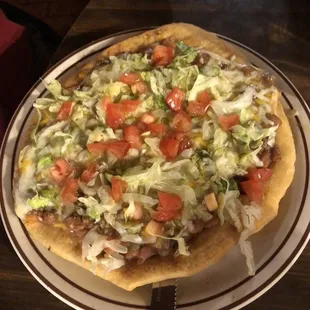 Navajo taco - ground beef