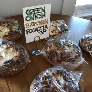 a variety of baked goods