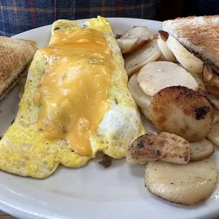 Steak omelette