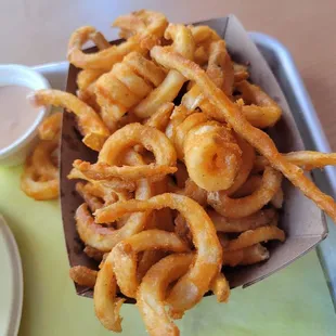 Curly Fries w/ S1 Sauce