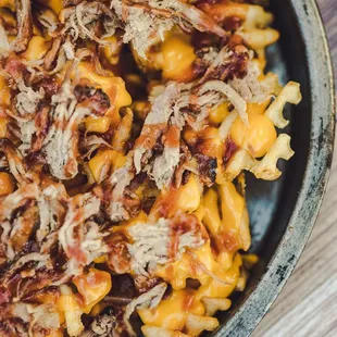 a bowl of macaroni and cheese