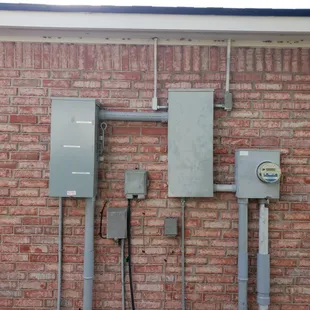 Transfer switch install.  We can help you get power in a pinch!