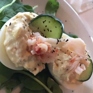 Lobster Deviled Eggs
