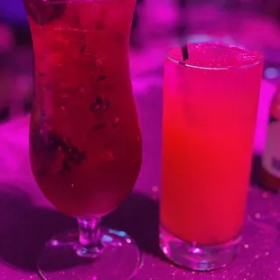 two cocktails