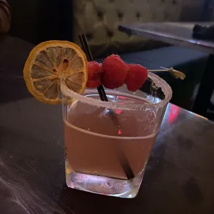 Raspberry Lemon drop