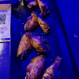 Brined and Smokes wings