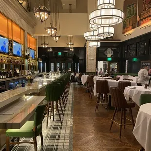 Inside bar area