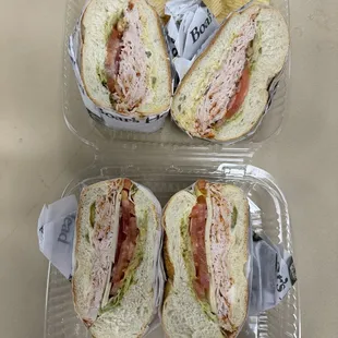 a sandwich and chips