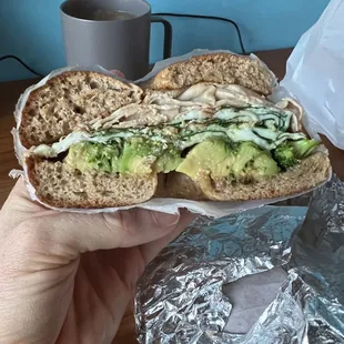 Turkey breakfast sandwich