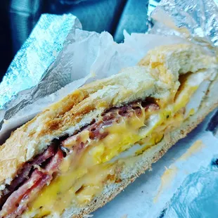 halal turkeybaconeggancheese!!! beyond yummyyyyy