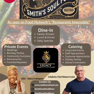 a flyer for the event