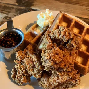 Chicken &amp; waffles