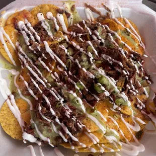 Brisket nachos