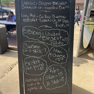 The board of what they have today until SOLD OUT