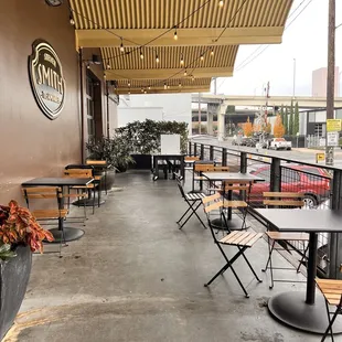 Outdoor seating