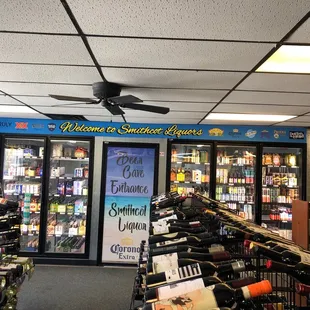 a view of the inside of a store