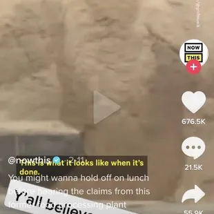 This is your finished product of molded food plastic cardboard being ground up and this is what goes into the pigs feed