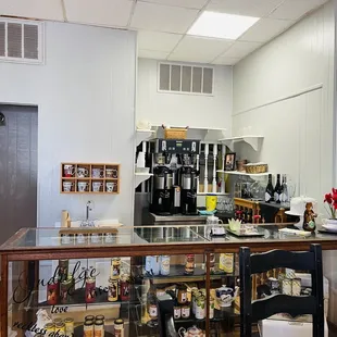a view of the counter