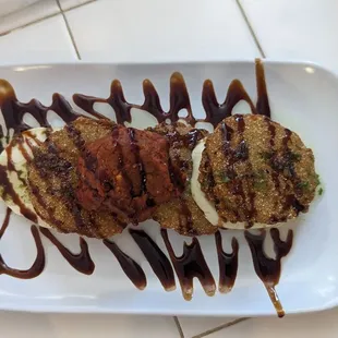 Fried Green Tomato Caprese