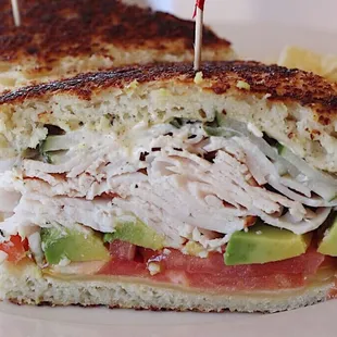 Turkey and Avocado Sandwich
