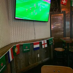 Huge TV. Over seven TVs inside.