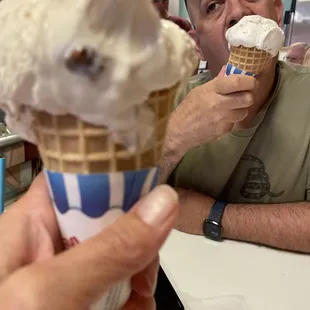 Butter pecan ice cream