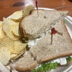 Chicken salad sandwich