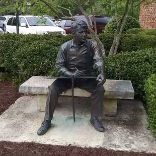 Can't go wrong with a Robert Frost statue!