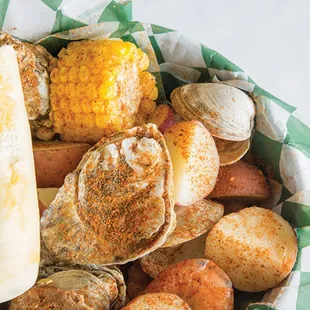 Fresh local seafood