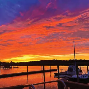 Beautiful sunsets served up nightly.