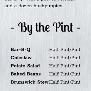 Pint options