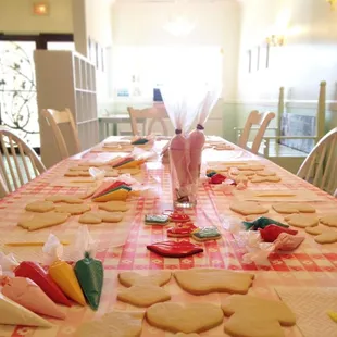 Private cookie decorating workshop.