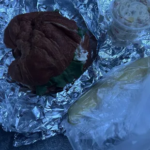 Chicken salad, Pickle, Potato Salad
