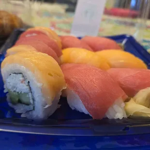 Combo sushi/nigiri (really good) no longer include spy sauce