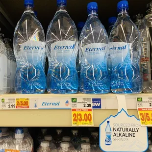 Eternal Water-Naturally Alkaline, Natural Electrolytes, Natural pH Spring Water. Available NOW at Smith's!