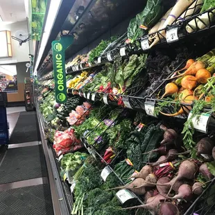 a produce section