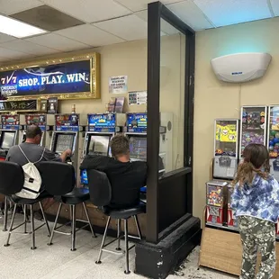 people playing video games