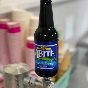 a bottle of abitta beer