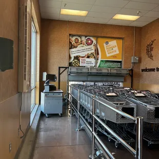 the inside of a grocery store