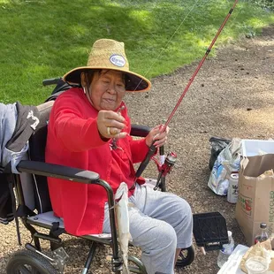 My moms fish she caught