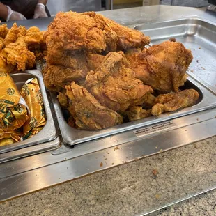 Fresh fried chicken