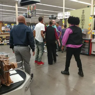 Purple and white in a fight...