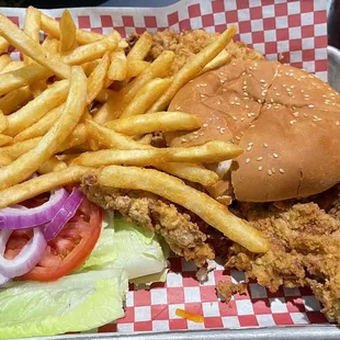 Chicken Tenderloin Sandwiches