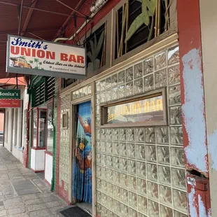 the outside of the building