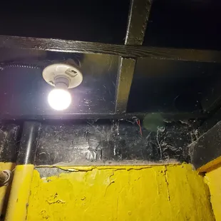 Cobwebs and bad music  on a Friday.