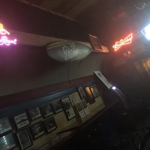 Inside bar with memorial  Pearl Harbor